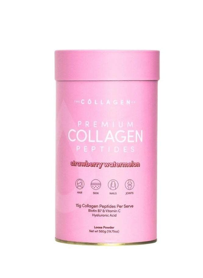The collagen - The Collagen Premium Collagen Peptides Strawberry Watermelon Powder 560 Gms - Image 1