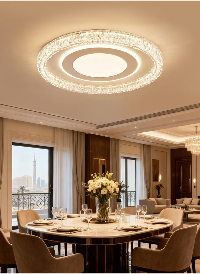 Vmax Modern LED Ceiling Light 100W – 3 Color CCT Switchable (3000K/4000K/6500K) – No Flicker, No UV – Flush Mount Lamp for Bedroom, Living Room, Dining Room – 48.5Cm - Image 4