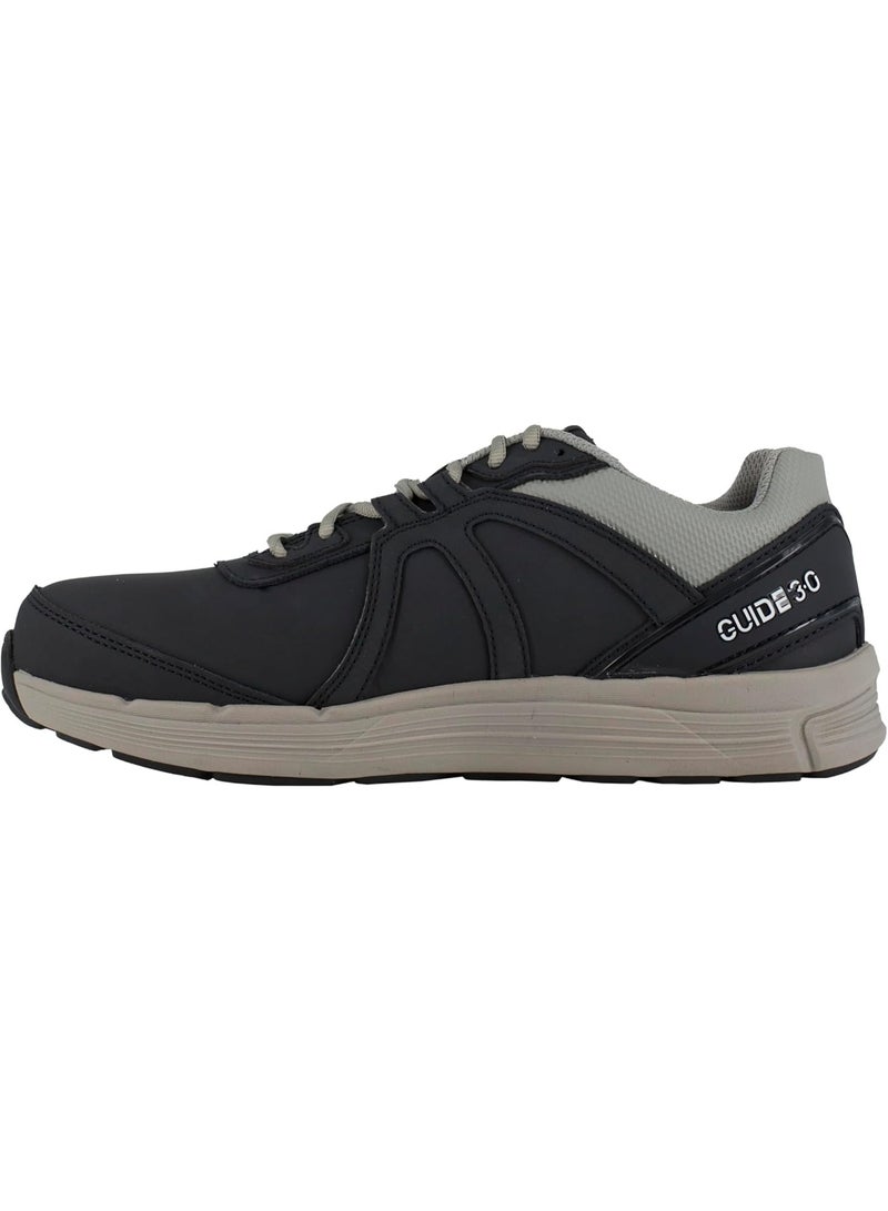Reebok Work Men's Steel Toe Safety Shoes Slip Resistant Lightweight Industrial Work Sneakers RB3502 Guide Navy Grey - Image 2