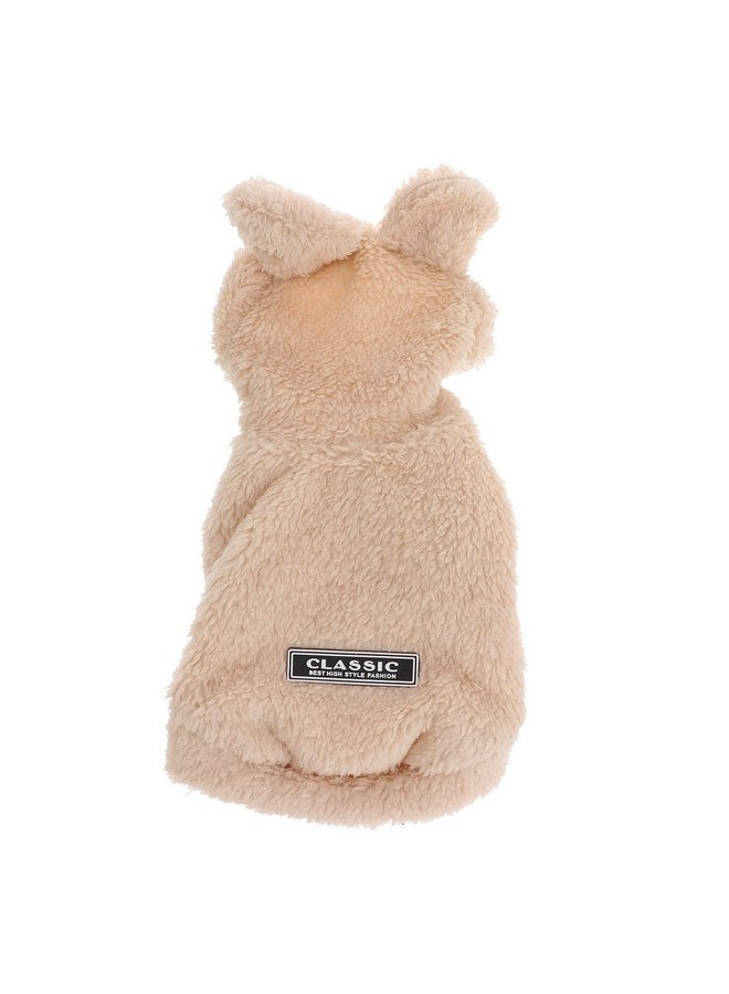 Generic Puppy Winter Cloth Girls Sleepwear Dog Outfit Dog Clothes para Dog Hooded Jumper Dog Apparel Cat Outfits Dog Winter Clothes for Small Dogs Boy Cat Cosplay Pet Sweater  - Image 3