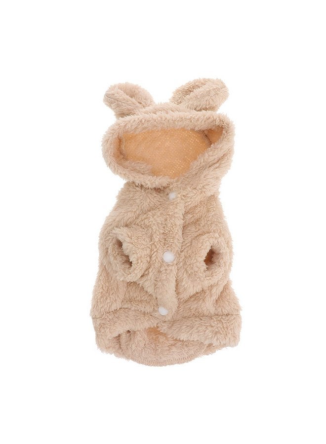 Generic Puppy Winter Cloth Girls Sleepwear Dog Outfit Dog Clothes para Dog Hooded Jumper Dog Apparel Cat Outfits Dog Winter Clothes for Small Dogs Boy Cat Cosplay Pet Sweater  - Image 1