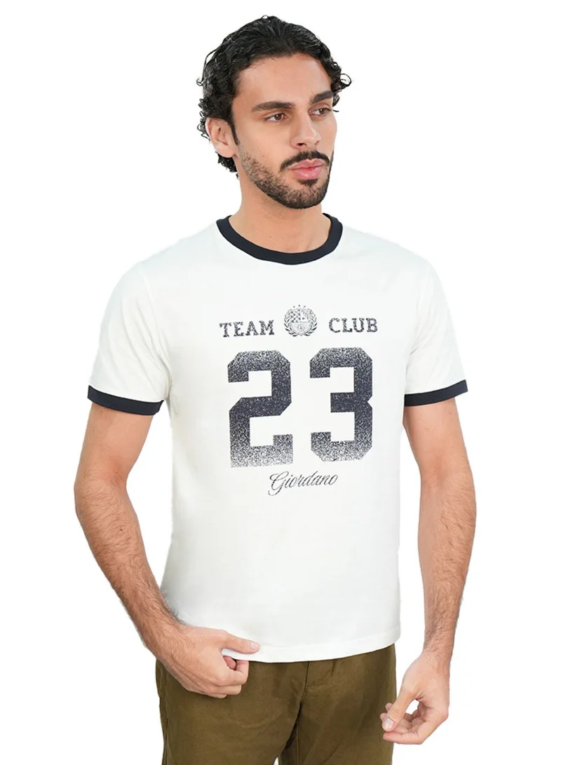 Men's Slim Cotton Team Club Graphic Tee