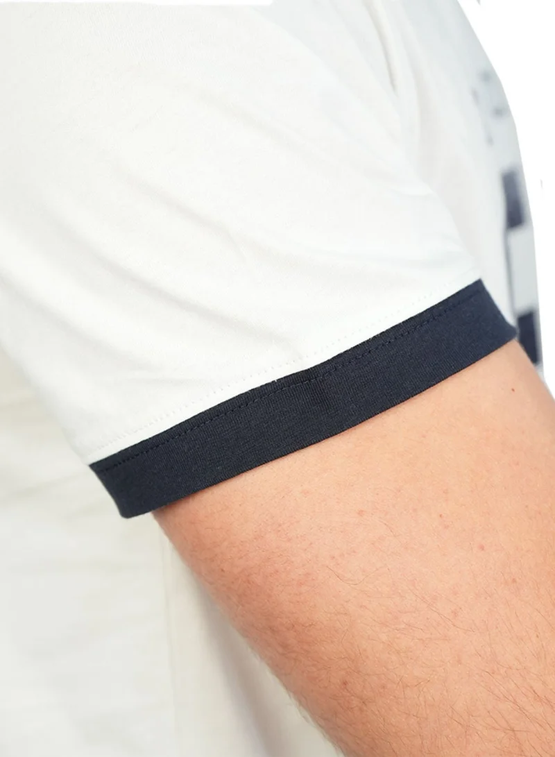 GIORDANO  Men's Slim Cotton Team Club Graphic Tee for Men | Best Price UAE