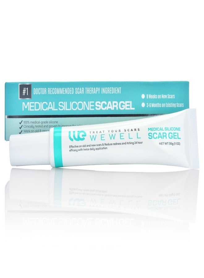 Wewell Scar Cream for Keloid Bump Removal: Professional Silicone Gel for Keloids, Acne Scars, Stretch Marks, C-Section & Burn Marks – Old & New Scar Care Treatment, 1 oz - Image 1