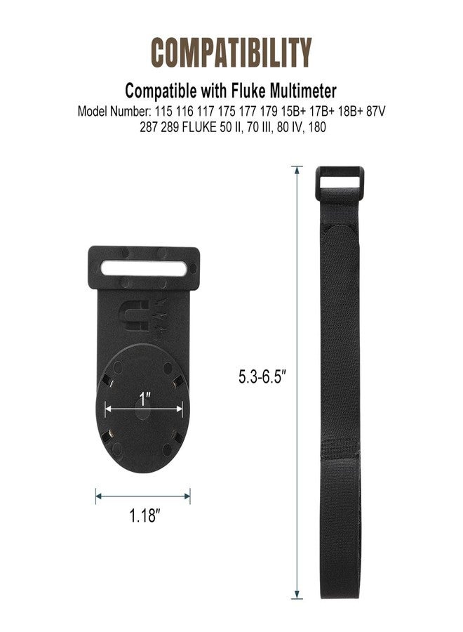Lenink Magnet Hanger Compatible with Fluke Instruments Multimeter, Magnetic Hanging Loop Strap Meter Magnet Hanger Kit - Image 3
