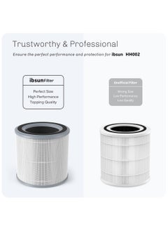 ibsun A01 Air Purifier Replacement Filter, 3-Stage True HEPA, High-Efficiency Activated Carbon  - Image 3
