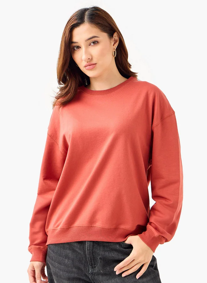 سبلاش فيڤ طقم قطعتين سويت شيرت بقصة عادية