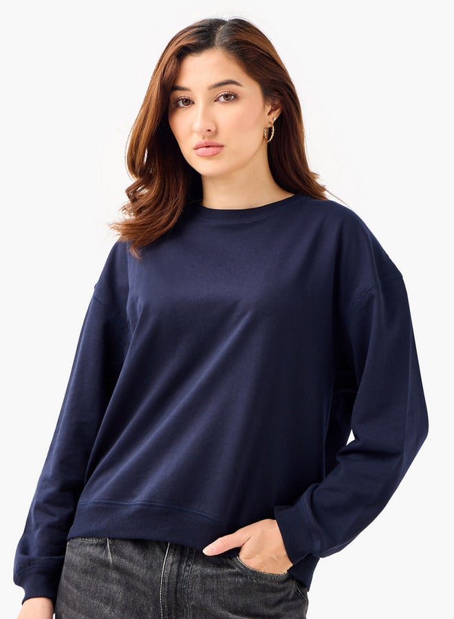 سبلاش فيڤ طقم قطعتين سويت شيرت بقصة عادية - Image 3