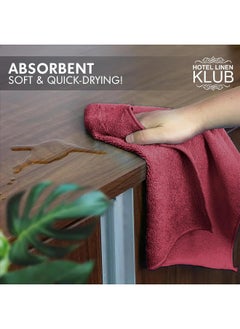 Hotel Linen Klub Hotel Linen Klub 8-Pack Microfiber Cleaning Cloths – Extra-Large, Ultra-Absorbent & Reusable Towels for Kitchen, Dishwashing & Multi-Purpose Cleaning (40 x 40 cm, Mixed Colors)  - Image 2