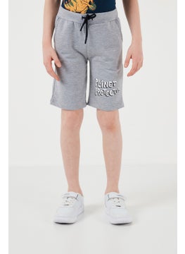 Lela Cotton Regular Fit Crew Neck Top and Bottom Set with Shorts Boy's Suit 6212009  - Image 5