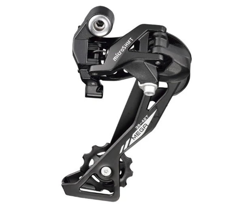 microSHIFT | XLE Rear Derailleur | 10 Speed | Long Cage | Black - Image 2