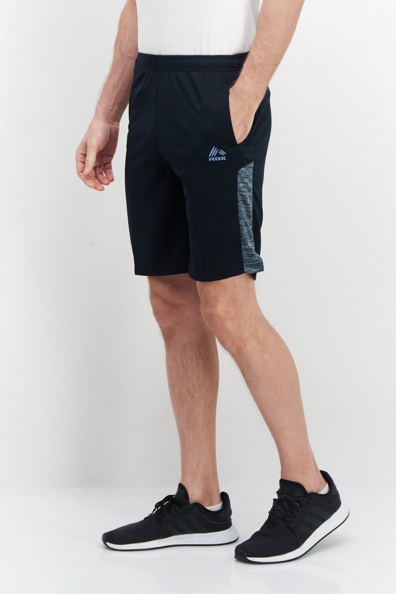 RBX Men Sportswear Fit Training Shorts, Dark Navy Combo - Image 2