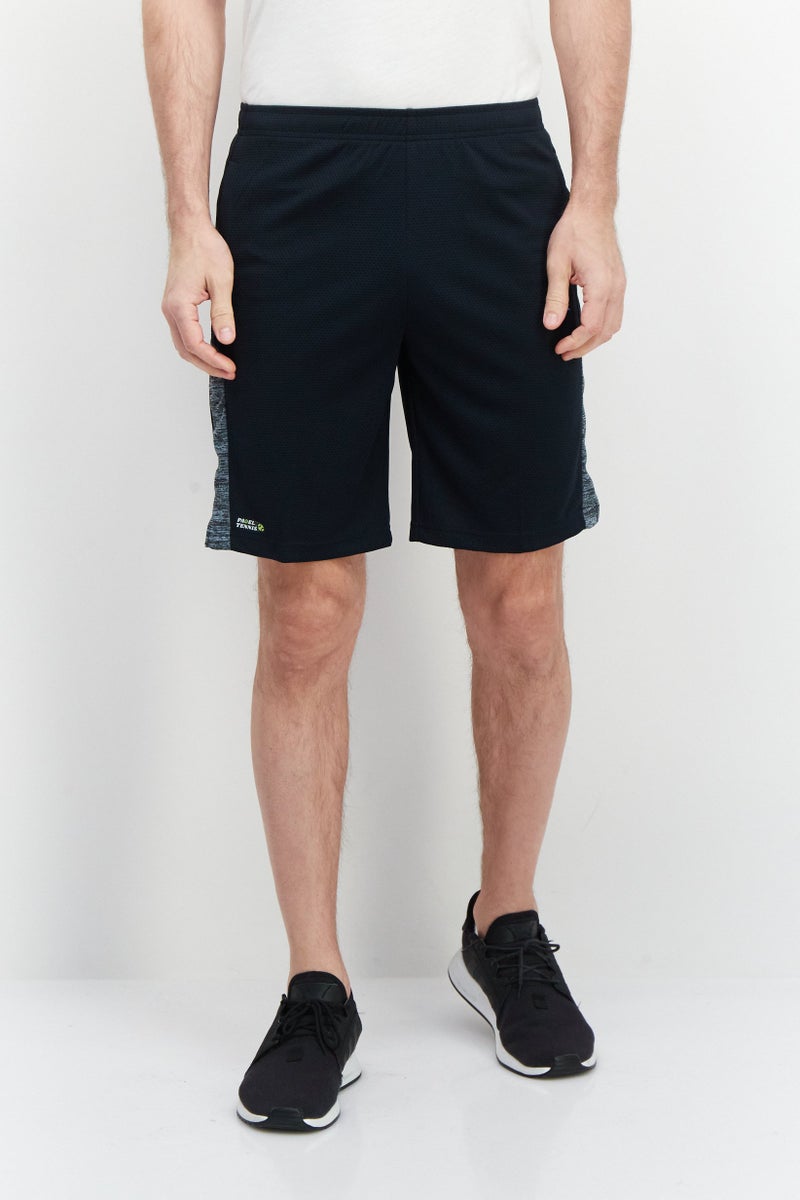 RBX Men Sportswear Fit Training Shorts, Dark Navy Combo - Image 1