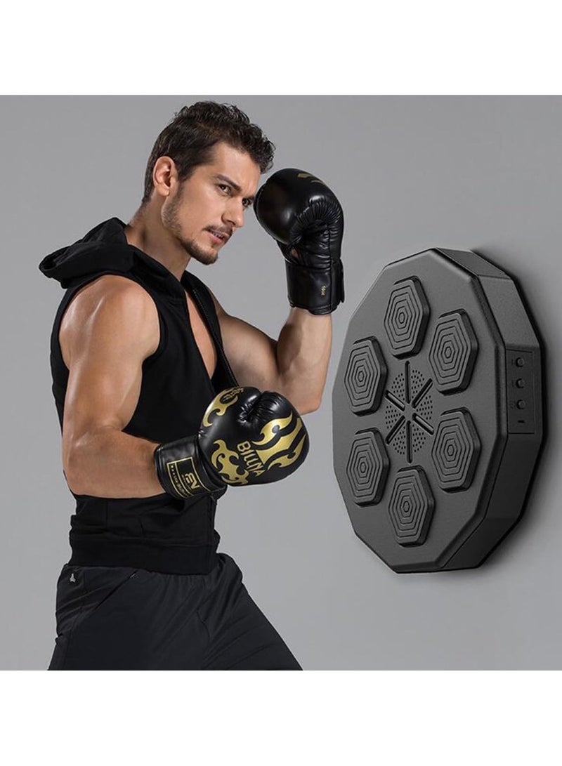 DubaiGallery Boxing Machine Wall Mounted, Smart Music Boxing Machine, Boxing Training Punching Equipment, Training Hand Eye Reaction and Coordination Boxing Equipment for Kids Adults (Black) - Image 4