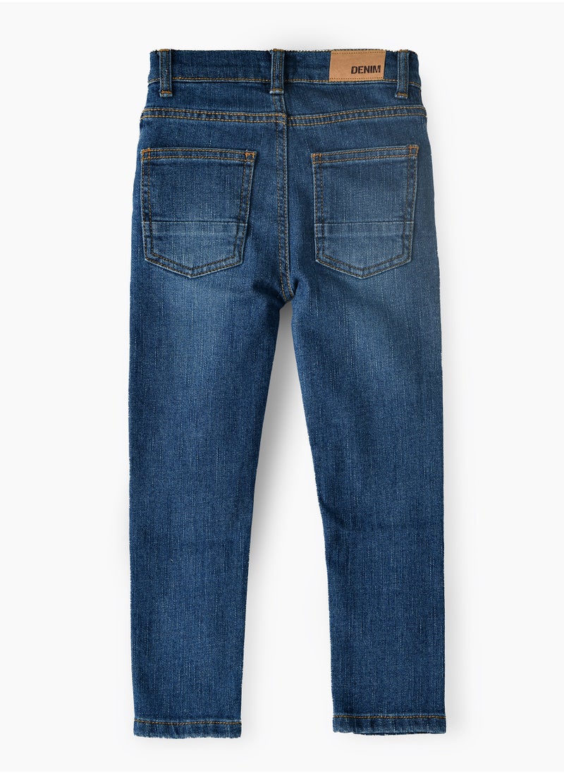 JAM Jam Boys Basic Denim Jeans, Soft and Comfortable Cotton-Blend Denim Jeans for Boys, Perfect for Everyday Wear  - Image 2