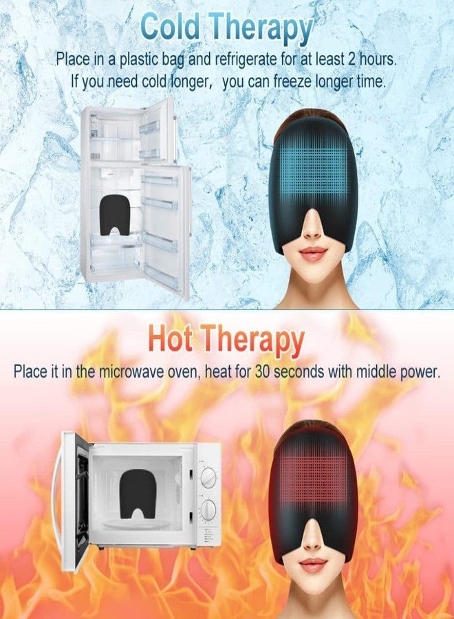 AMIRATE Migraine Relief Cap – Hot & Cold Therapy Headache Cap for Migraine, Sinus & Tension Relief | Thermax Gel Ice Head Wrap for Instant Comfort & Relaxation – Reusable Migraine Cap for Men & Women - Image 5