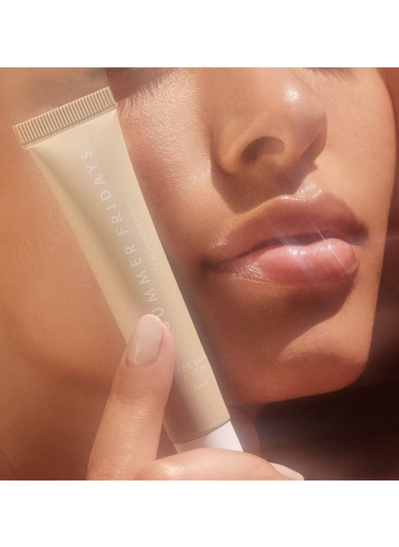 SUMMER FRIDAYS Summer Fridays Lip Butter Balm - Conditioning Lip Mask and Lip Balm for Instant Moisture, Shine and Hydration - Sheer-Tinted, Soothing Lip Care - Vanilla (.5 Oz)  - Image 5