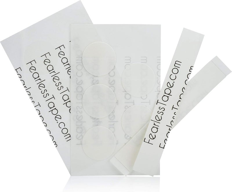 Fearless Tape Combo Pack - Fashion Tape Strips & Dots | Double Sided Body Tape Kit | Clothing Adhesive Variety Pack Strips + Dots for All Outfits - Image 3