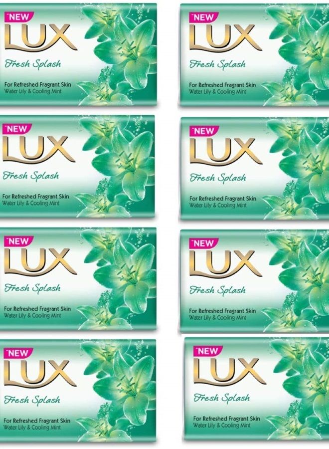 Lux صابون الجمال بار لتنظيف البشرة رذاذ منعش، زنبق الماء، 3.5 أونصة (8 عبوات) - Image 1