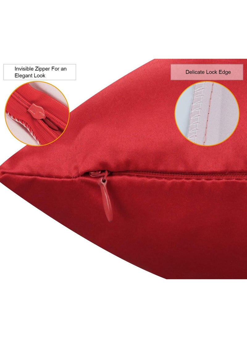 Totti  (45*45 cm)   طقم غطاء وسادة  من الساتان مكون من قطعتين  - Image 4