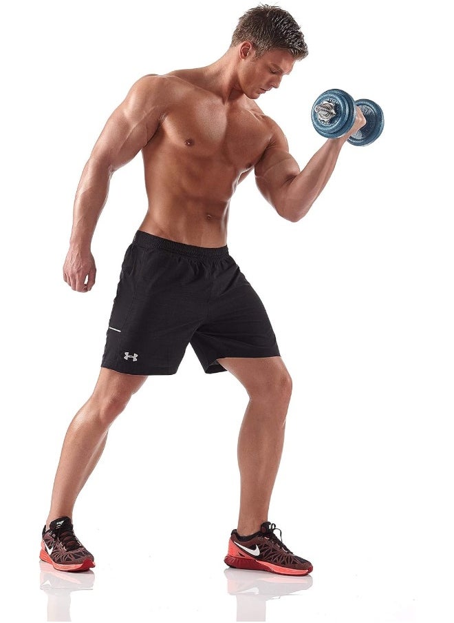 BODY SCULPTURE Chrome Dumbbell Set 15Kg Dia 1"  - Image 2