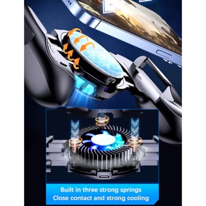 Phone Cooler Cooler, for MagSafe iPhone 12 13 14 15 Series, Cell Phone Cooling Fan Portable Phone Radiator, Gaming Semiconductor Cooling for Android JK01S - Image 5