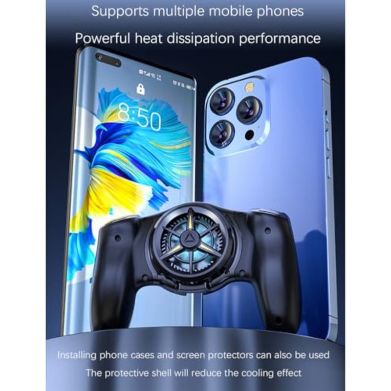 Phone Cooler Cooler, for MagSafe iPhone 12 13 14 15 Series, Cell Phone Cooling Fan Portable Phone Radiator, Gaming Semiconductor Cooling for Android JK01S - Image 3