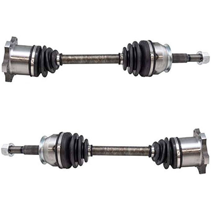 ريحني مجموعة TRQ كاملة كاملة لمحور CV الأمامي يمين من الزوج ثنائي القطعتين ل 20042015 نيسان تايتان 20042015 أرمادا 20042010 إنفينيتي QX56 - Image 1