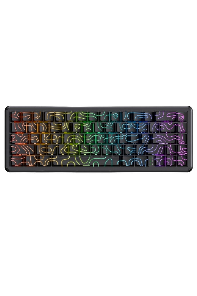 onikuma G67 Magnetic Axis Mechanical Keyboard Contour Line Side Engraved Wired RGB Gaming Keyboard Low Latency 8K Polling Rate Magnetic axis - Image 1