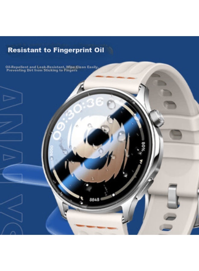 Chensong Oppo Watch S Protective Film Hydrogel Curved Screen Protector Scratch-resistant High Transparency Two-pack - Image 3