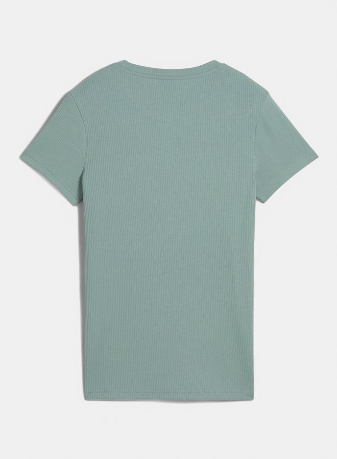 PUMA Ess Elevated Rib Tee - Image 5