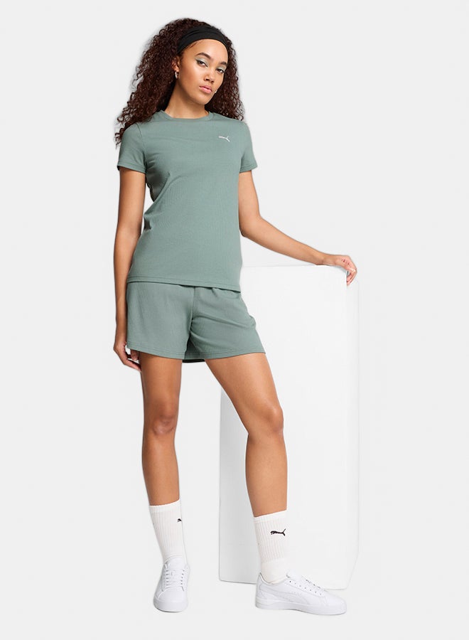 PUMA Ess Elevated Rib Tee - Image 3