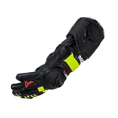 DSG Race Pro Sport Riding Gloves : Yellow Fluo (Size-2XLarge) - Image 5