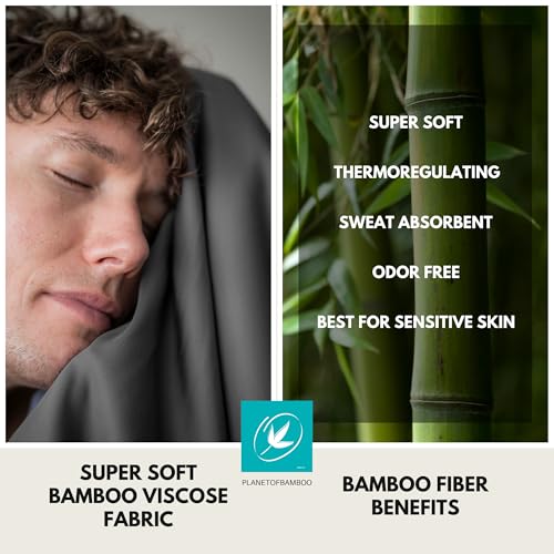 PlanetofBamboo Bamboo Viscose Pillow Cube Pillowcase 24x12x5 Inch with Zipper - Sweat-Absorbent, Moisture-Wicking, Odor-Free Cube Pillow Case - Image 4