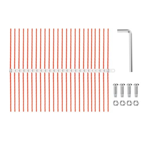 THTEN WA0010 WA0004 Edger Spool Replacement for Worx WG154 WG155 WG175 WG180 WG163 Weed Wacker Eater String with WA6531 GT Spool Cover 50006531 String Trimmer Refills 10ft 0.065"(6 Spool, 2 Cap) - Image 1