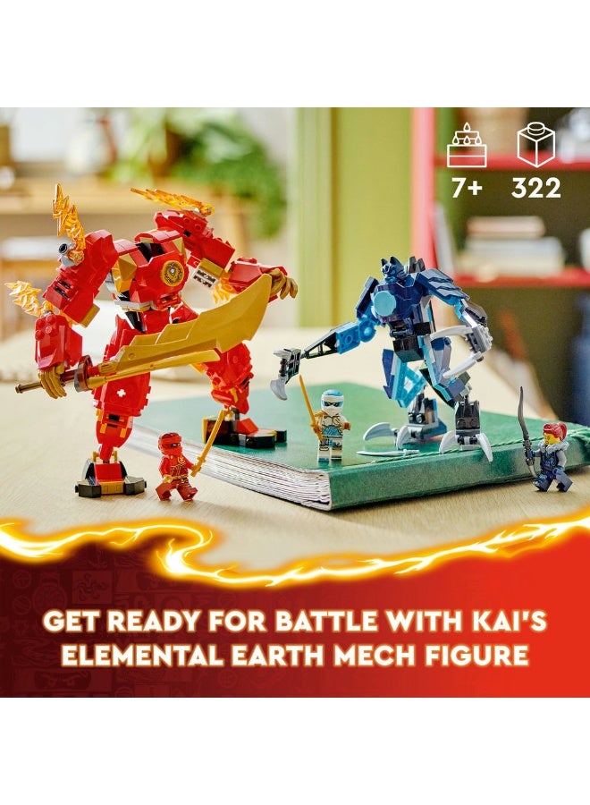 NINJAGO® Kai’s Elemental Fire Mech Toy 71808 (322) Pieces