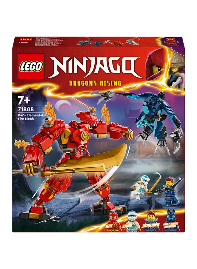 LEGO NINJAGO® Kai’s Elemental Fire Mech Toy 71808 (322) Pieces