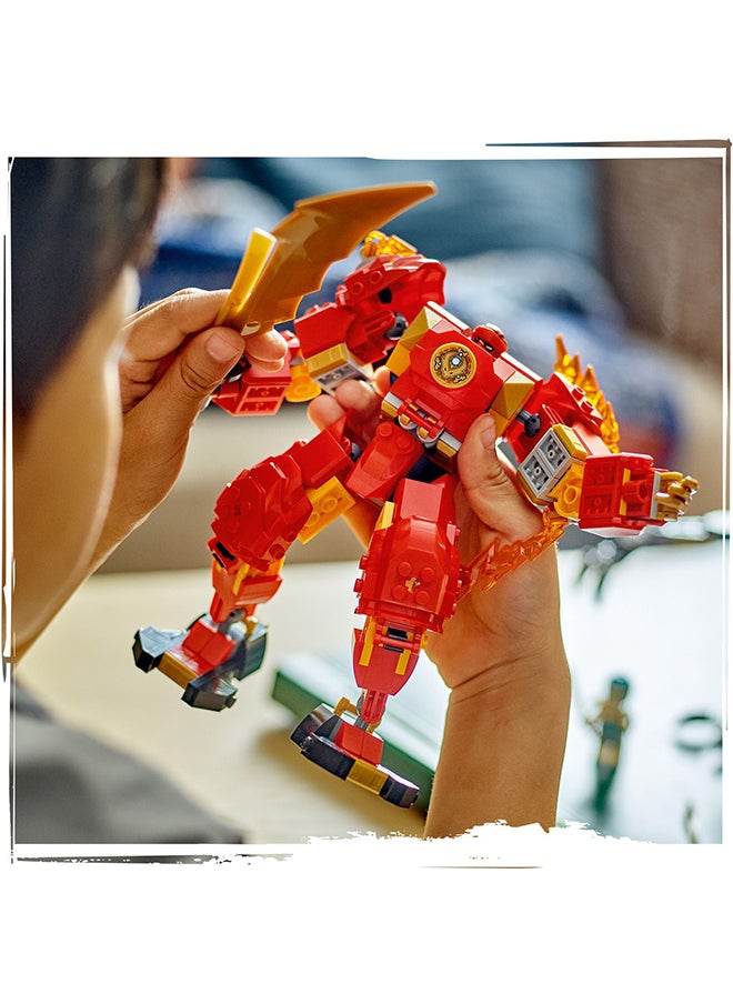 LEGO - NINJAGO® Kai’s Elemental Fire Mech Toy 71808 (322) Pieces - Image 1