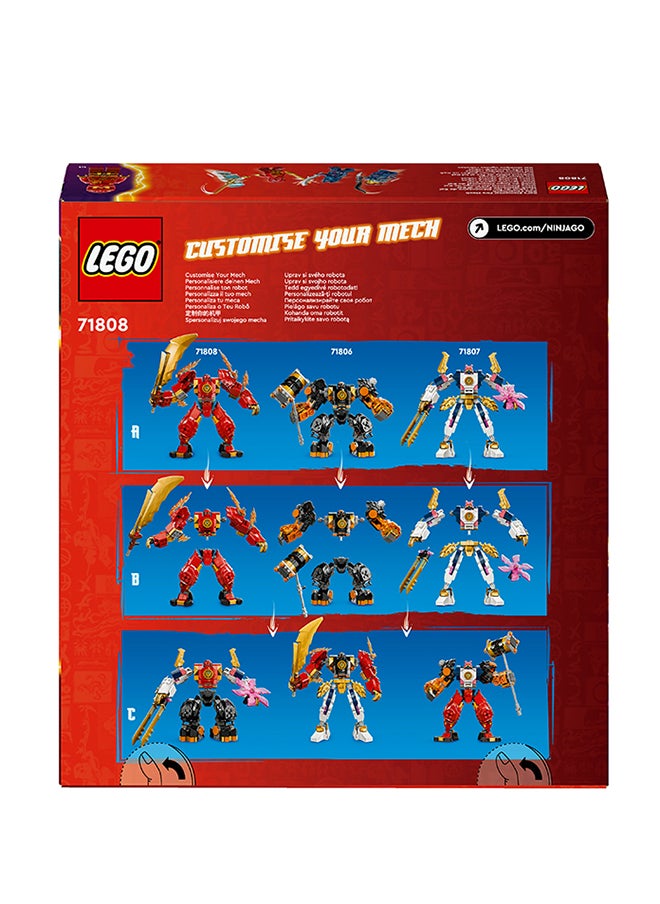 LEGO - NINJAGO® Kai’s Elemental Fire Mech Toy 71808 (322) Pieces - Image 1