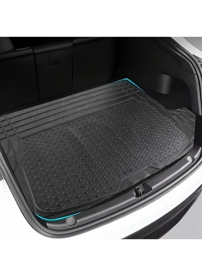 Motim Heavy Duty Car Cargo Liner Trunk Mat 138*110cm, No-slip Car Back Floor Mat, All Weather Trunk Protection, Universal Fit Car Flooring, Trim To Fit & Durable Protection for Car Suv Sedan - Image 1