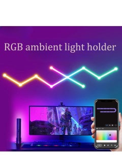 Furtey Royal Smart LED Wall Waterfall - 9 Line RGBIC Sync with Alexa/Google, 16M Colors & Music Modes for Majlis/Gaming Rooms | IP65 Waterproof Light Bars  - Image 3