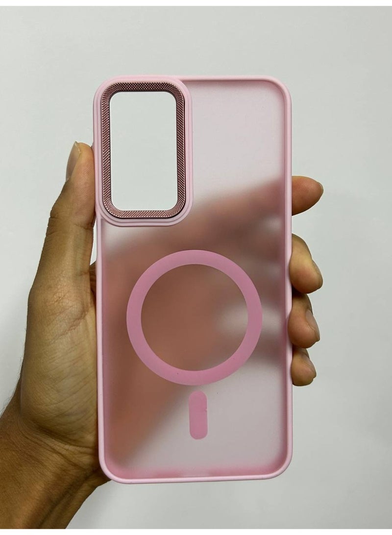 Magsafe Leather Generic Back Case Compatible with Samsung A16 phone. - Image 1