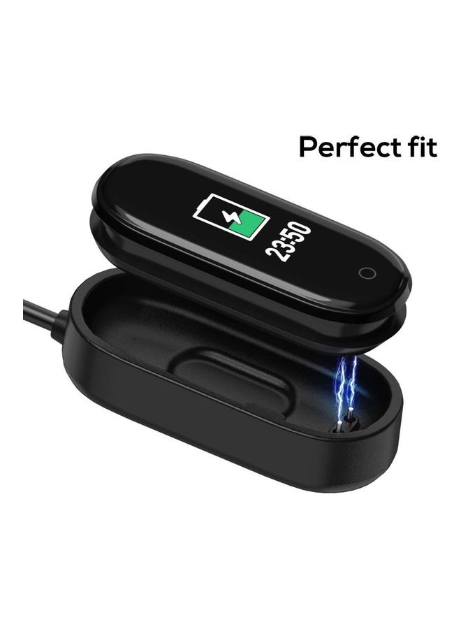 NIBEMINENT Usb Smartwatch Charging Cable For Xiaomi Mi Band 4 Black  - Image 3