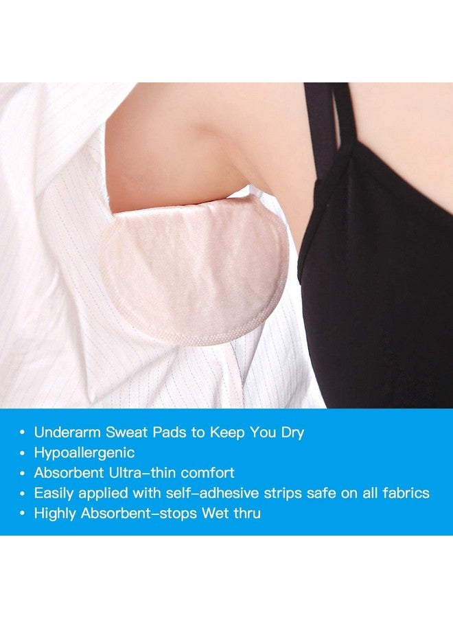 CFGROW Underarm Sweat Pads For Women And Men, 80 Pack Premium Underarm Sweat Pads Fight Hyperhidrosis, Extra Large Disposable Armpit Sweat Stain Pads,Underarm Shields Comfortable Unflavored, Non Visible - Image 4