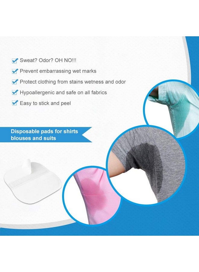 CFGROW Underarm Sweat Pads For Women And Men, 80 Pack Premium Underarm Sweat Pads Fight Hyperhidrosis, Extra Large Disposable Armpit Sweat Stain Pads,Underarm Shields Comfortable Unflavored, Non Visible - Image 3