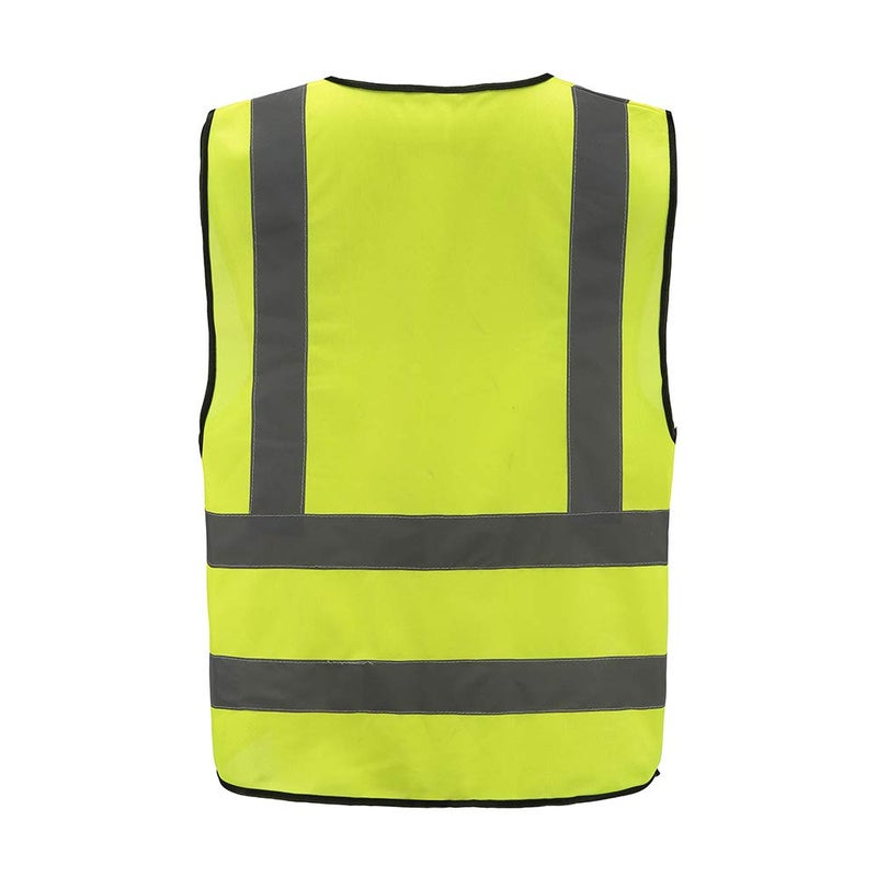AYKRM safety vests reflective velcro (XS-8XL) (Medium, Yellow) - Image 4