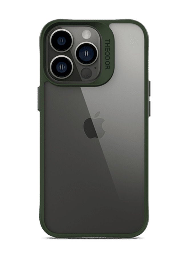 Theodor Protective Hybrid Case Cover For Apple Iphone 13 PRO MAX 6.7 Green - Image 1