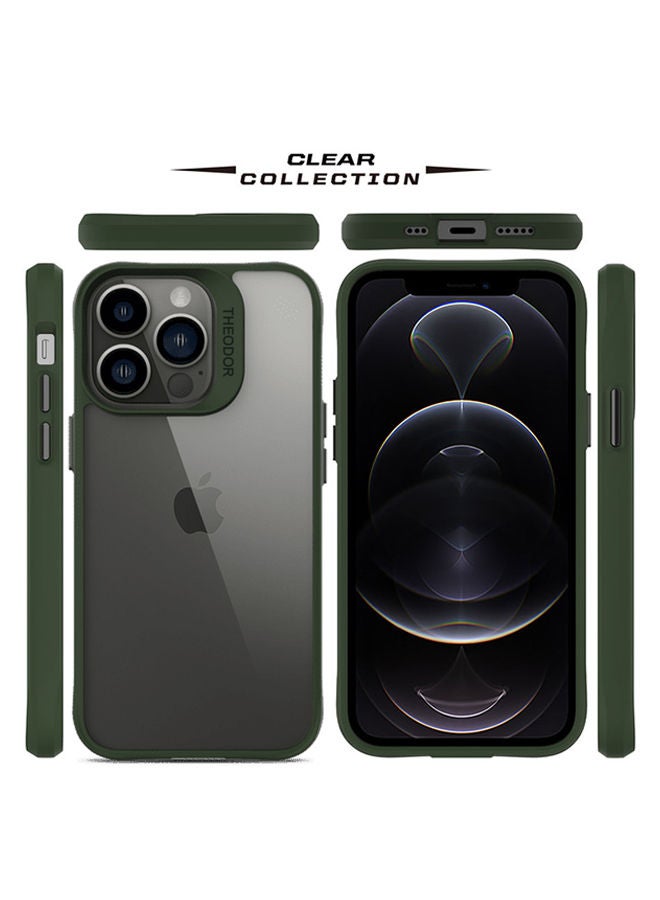 Theodor Protective Hybrid Case Cover For Apple Iphone 13 PRO MAX 6.7 Green - Image 2