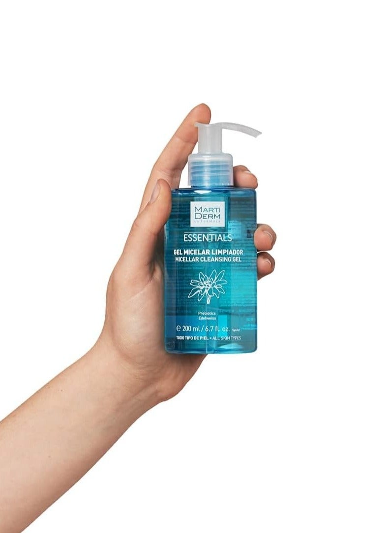 Martiderm Essentials Micellar Cleansing Gel for All Skin Types 200ml - Image 2