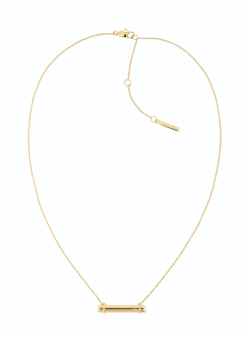 CALVIN KLEIN CALVIN KLEIN JEWELRY ELONGATED LINEAR WOMENS PENDANT NECKLACE - 35000015 